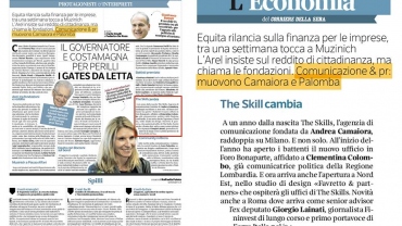 The Skill sul Corriere della Sera: 3 nuove sedi e Lainati come senior advisor