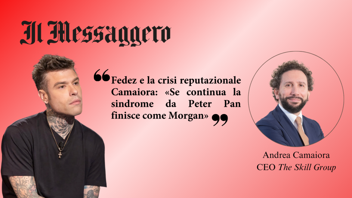 Il Messaggero intervista Andrea Camaiora su Fedez