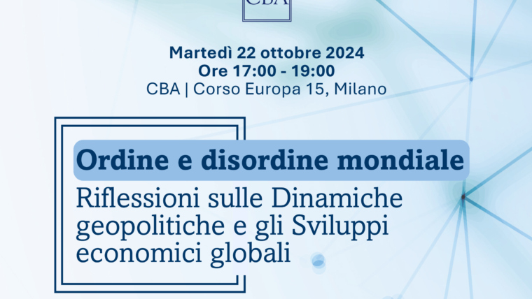 Dinamiche geopolitiche e sviluppi economici globali: l’evento con Camaiora, Massolo e Sadun