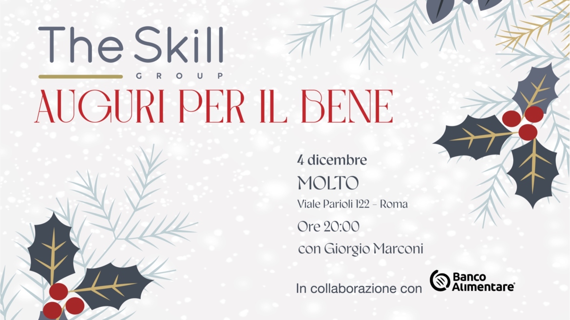 Natale solidale con The Skill e il Banco Alimentare